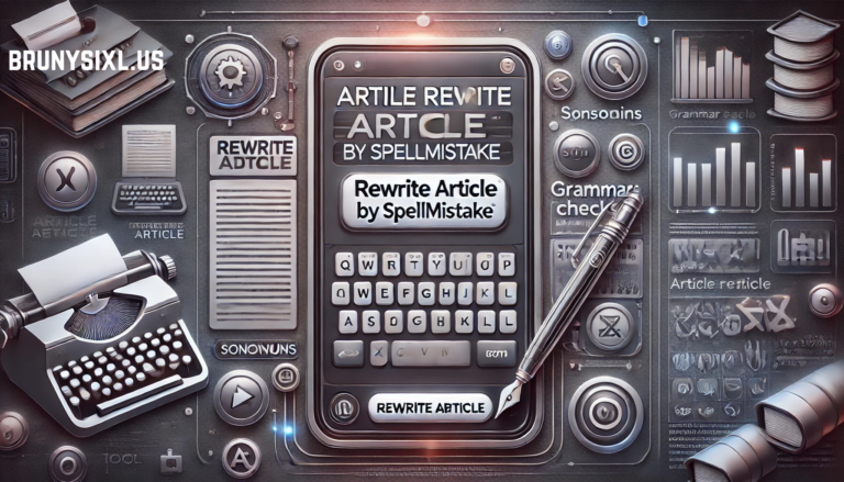 Article Rewriter Tool by SpellMistake